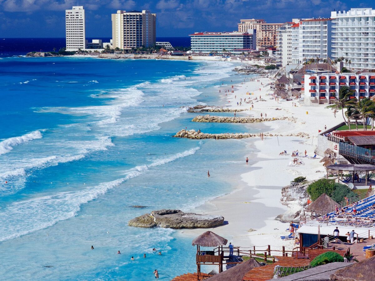 Cancun Shoreline Mexico