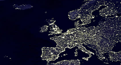 Europa by night